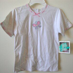 Healthtex Girls Short Sleeve Top/Shirt  - Size XS(7) -  New w/Tags - 1990's  NOS